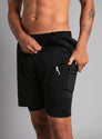 RS MEN'S PERFORMANCE SHORTS 2 IN 1 BLACK